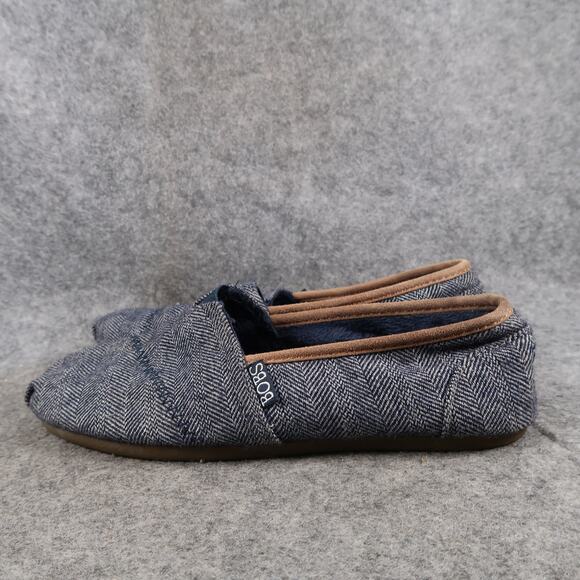 Skechers Bobs Shoes Womens 6 Casual Flats Slip On Loafer Sneaker Comfort Blue - Picture 4 of 11